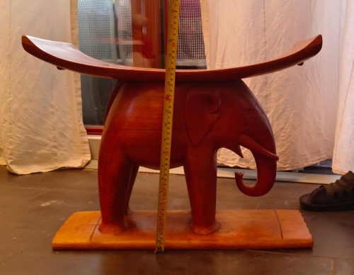 L&#039;Héritage Royal : Trône Ashanti en Forme d&#039;Éléphant